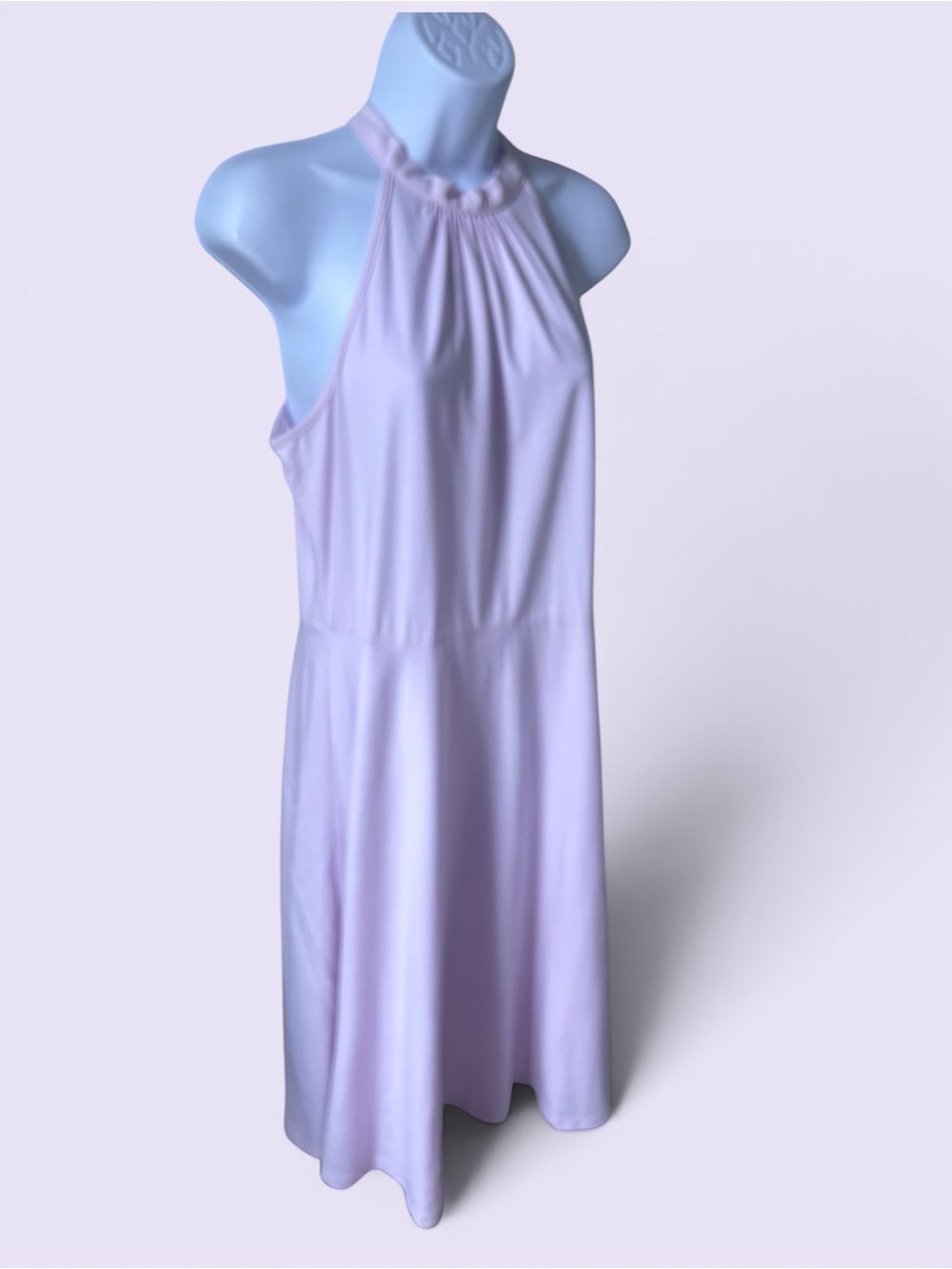 Womens Halter Neck Dress in Light Lavender. Like NEW condition